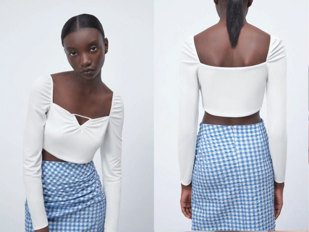 top frunce Zara