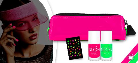 uñas neon Mercadona