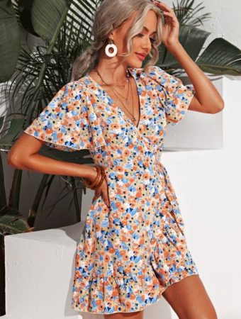 Shein vestidos de flores deals