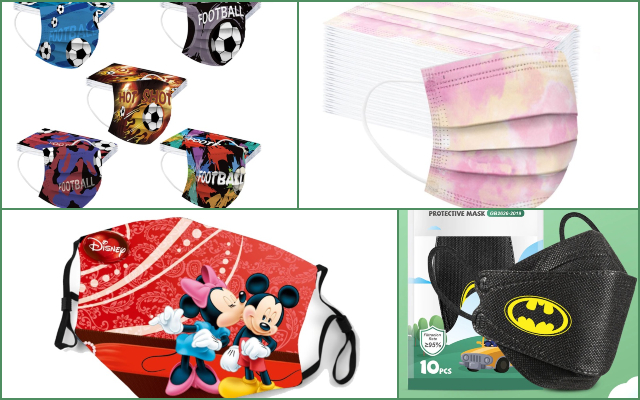 Aliexpress: Vuelta al cole de forma segura con estas mascarillas de colores