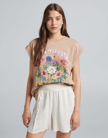 Short lino- Bershka