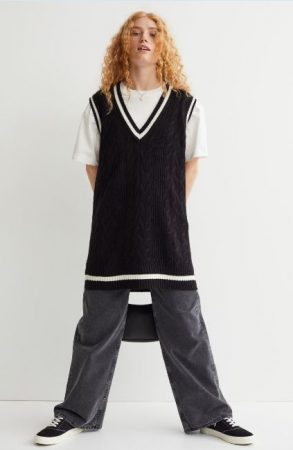 Vestido suéter de punto  H&M 