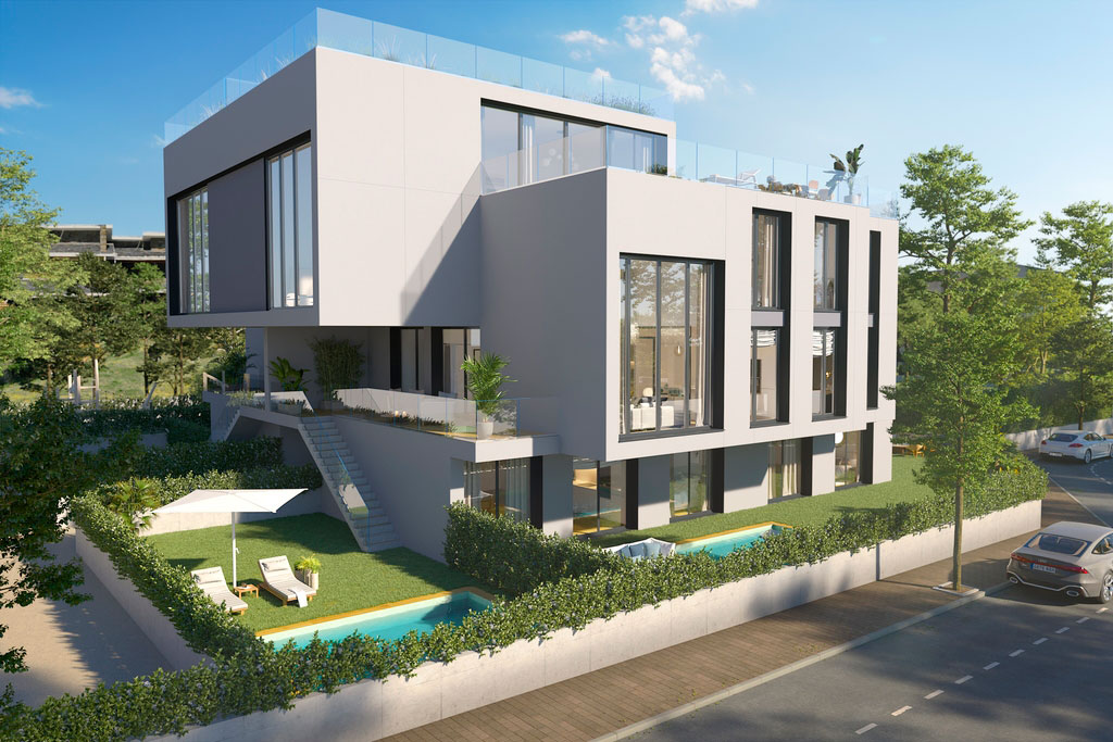 Residencial Altos de Puerta del Hierro, alto standing entre zonas verdes