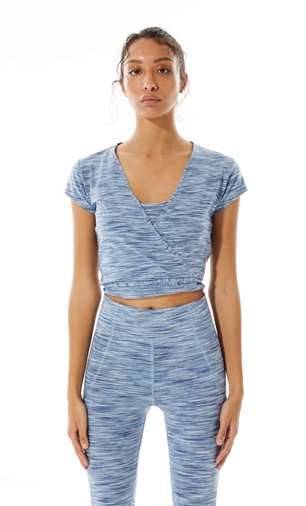 Camiseta bailarina space dye Stradivarius