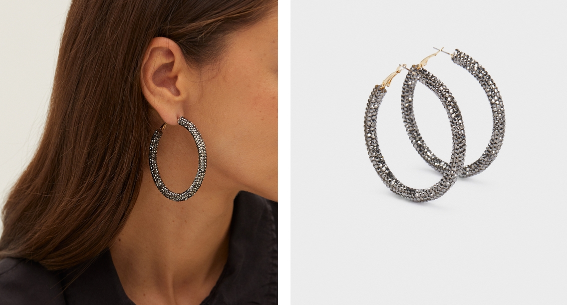 pendientes de aro largos