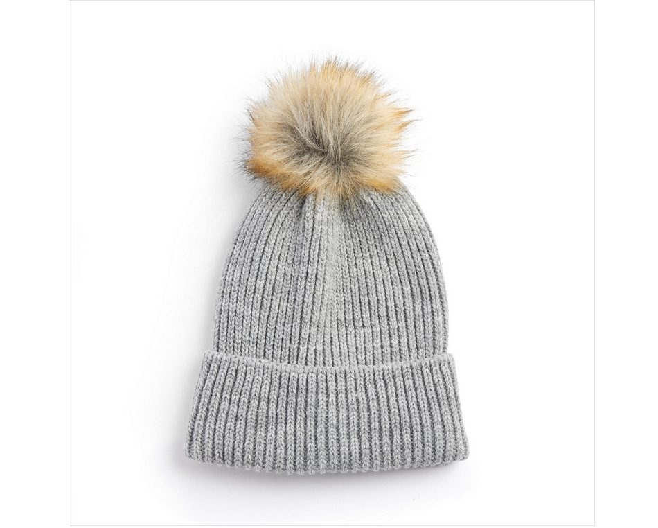 gorro gris Primark