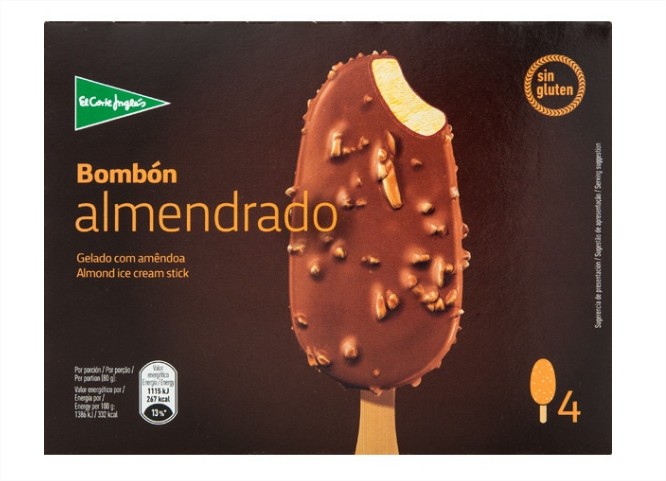 helado almendrado el corte ingles