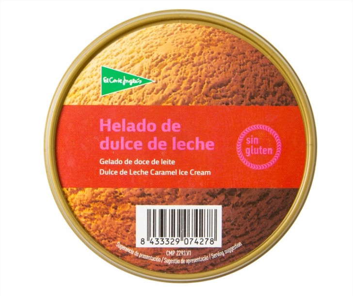 helado dulce de leche