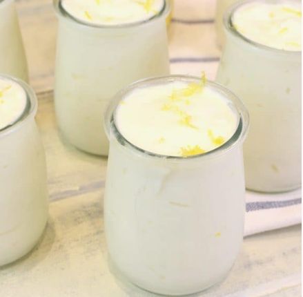 mousse de limón