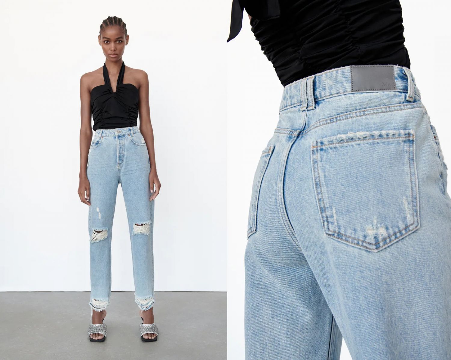 vaqueros mom fit 