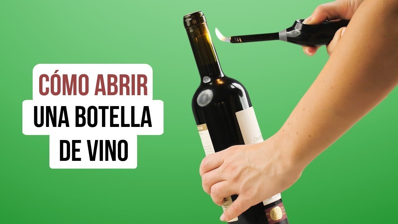 Formas originales de abrir una botella de vino sin sacacorchos