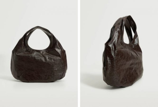Bolso mano textura