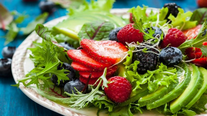 Ensaladas con especies Alimentos