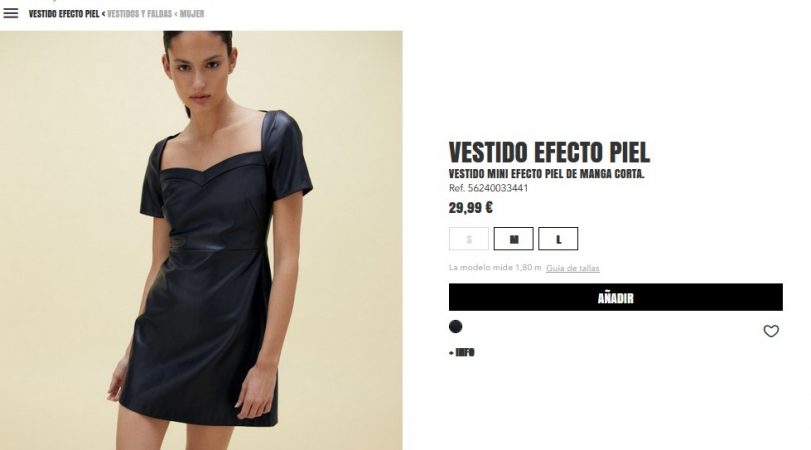 Vestido efecto piel- Sfera