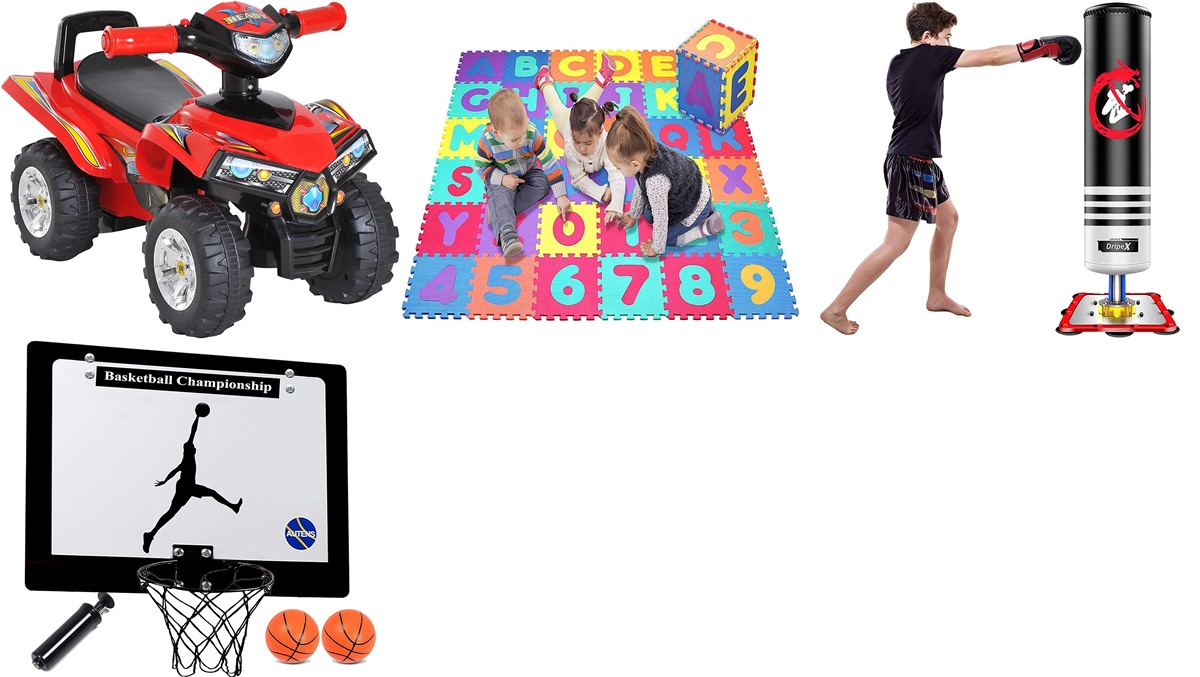 Amazon: canastas de baloncesto, coches sin pedales y otros juguetes muy divertidos para jugar en familia