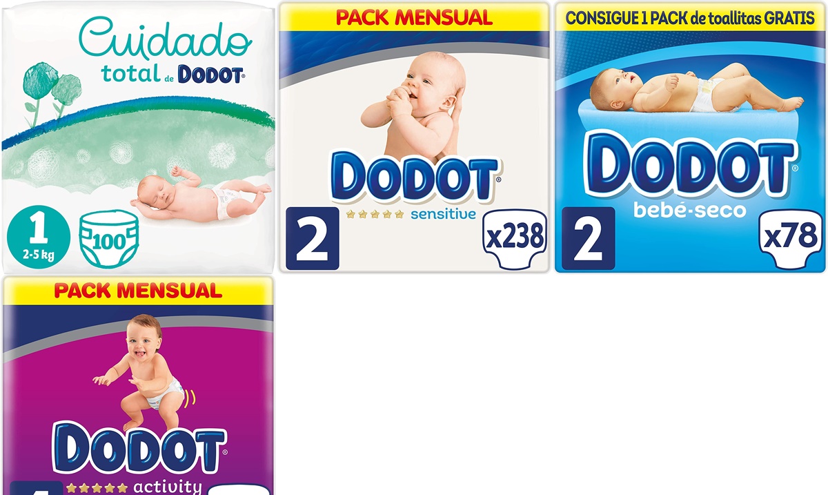 Dodot: aproveche los grandes descuentos de Amazon en pañales para su bebé