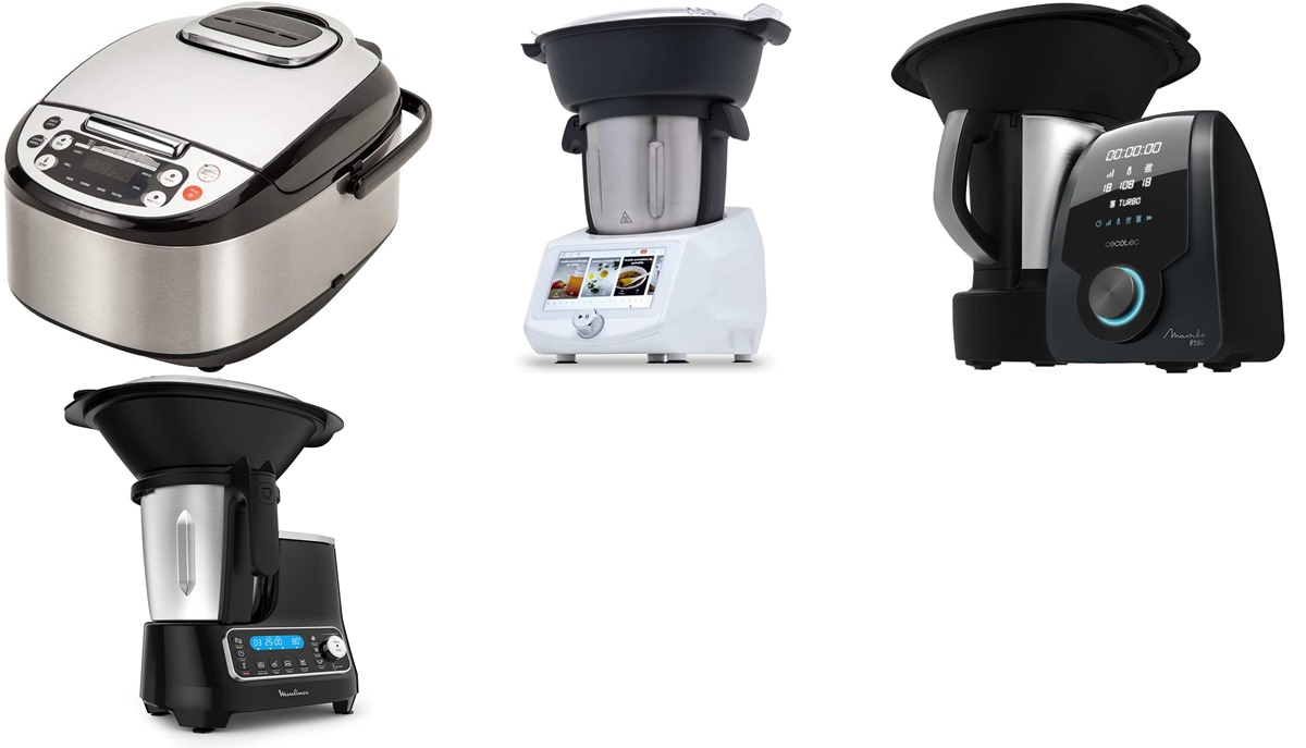 MOULINEX, Cecotec, NEWCOOK: 8 robots de cocina a precios increíbles en Amazon