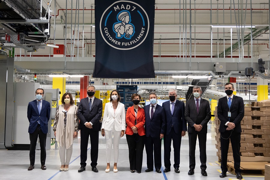 Amazon inaugura su centro logístico en Illescas envuelto en disputas políticas