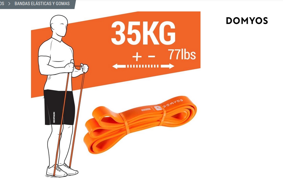 bandas elásticas musculación