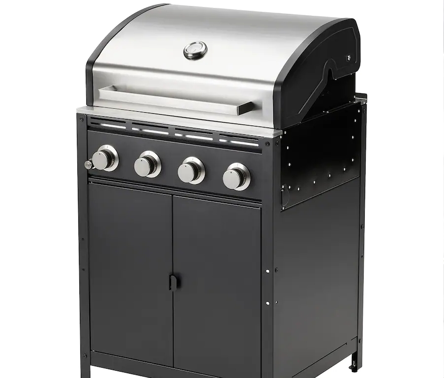 barbacoa exterior de gas