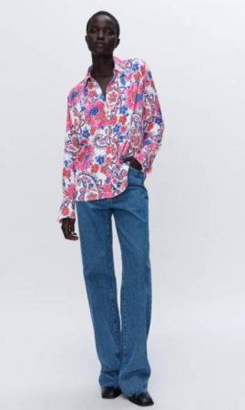 camisa estampada