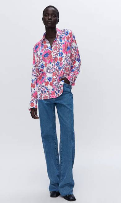 camisa estampada