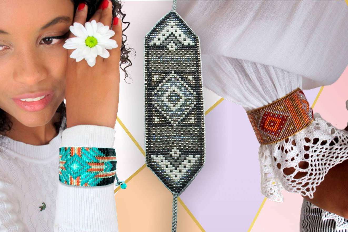 Las pulseras de cristales de Miyuki de Dkary son cada vez más presentes en España