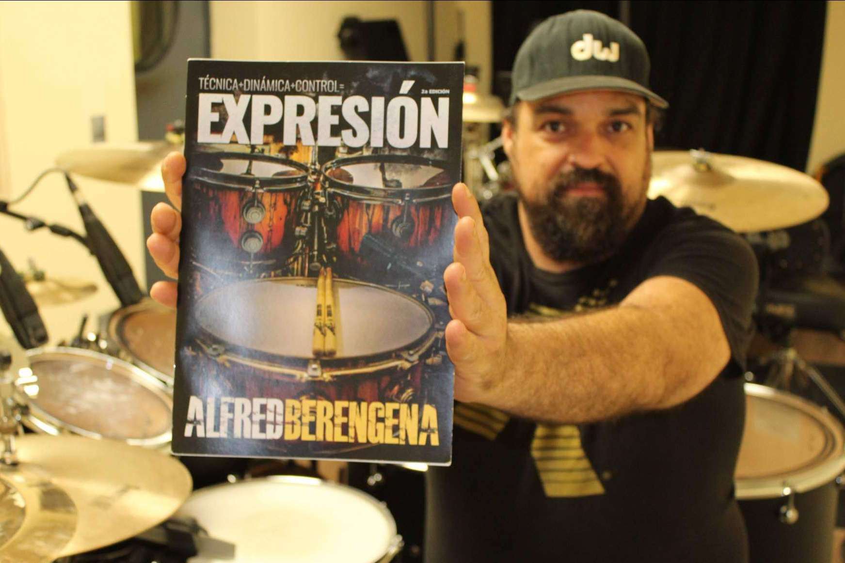 EXPRESIÓN, la primera edición del último libro de batería de Alfred Berengena que se ha agotado en un año