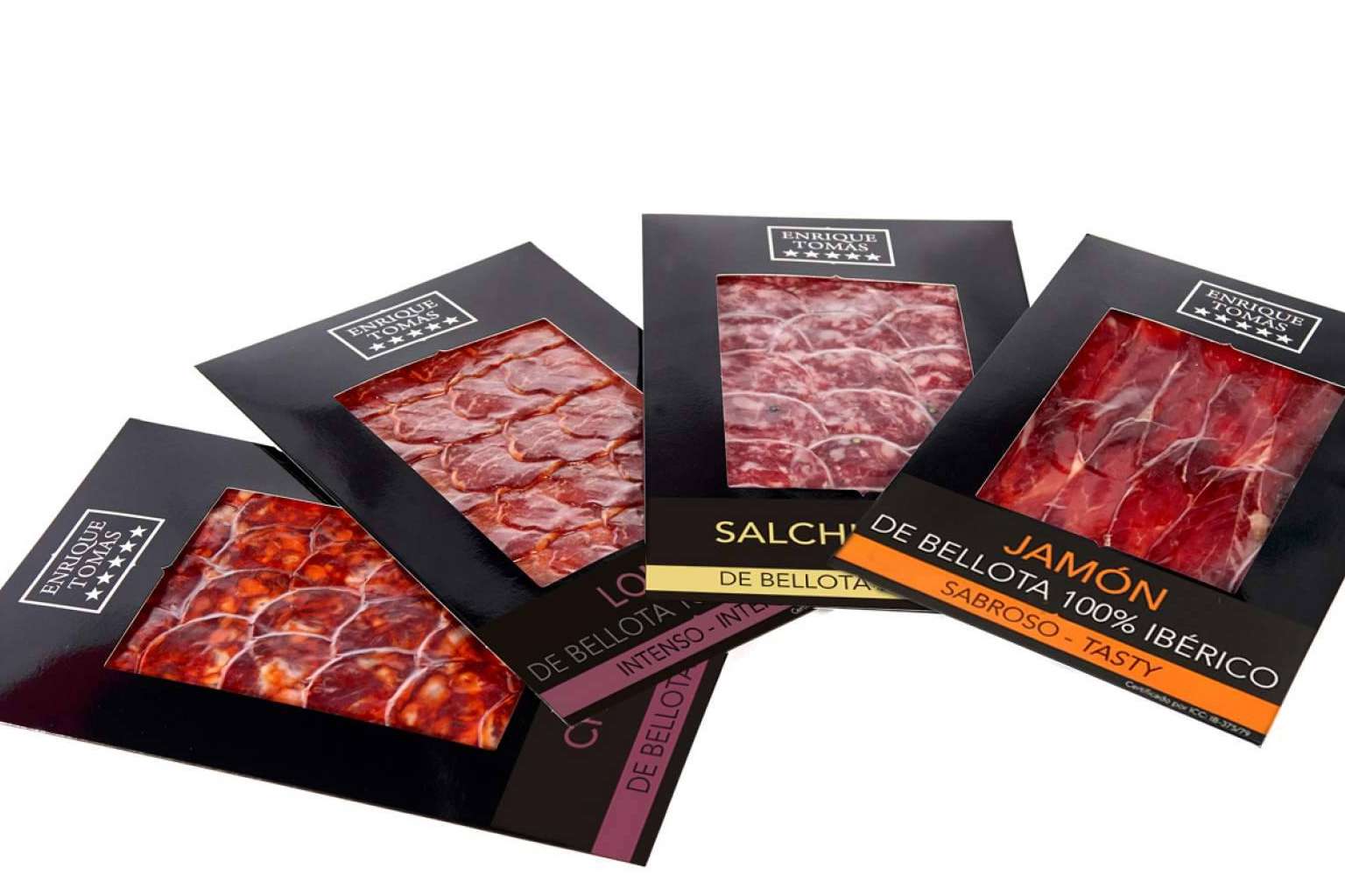 Enrique Tomás ofrece jamón ibérico loncheado de producción propia artesanal en presentaciones prácticas