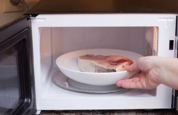 Microondas carne