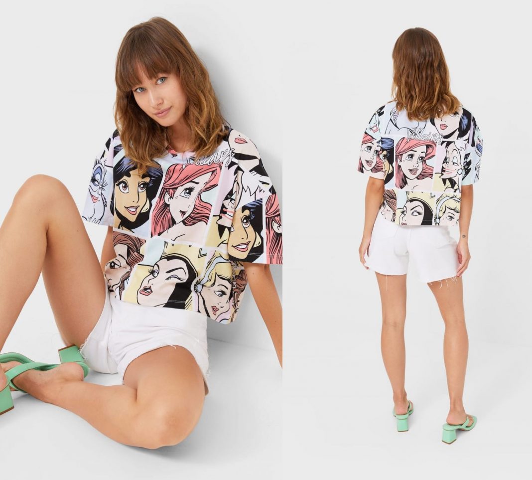 camiseta print Disney