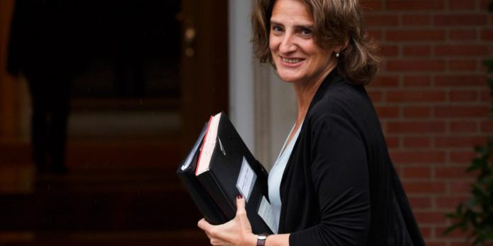 La ministra para la Transición Energética, Teresa Ribera