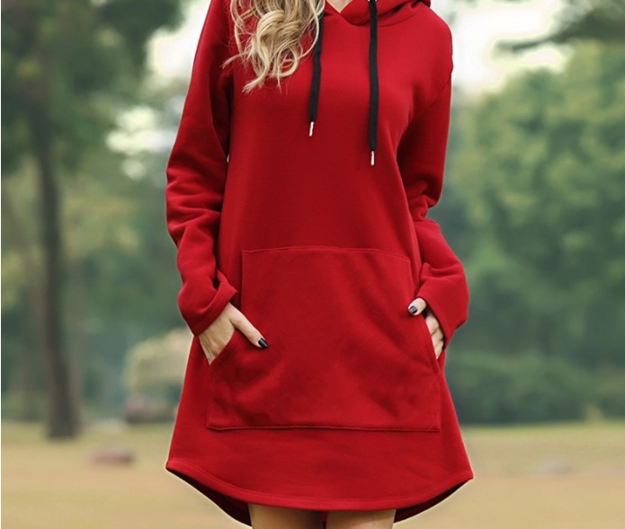 vestido sudadera