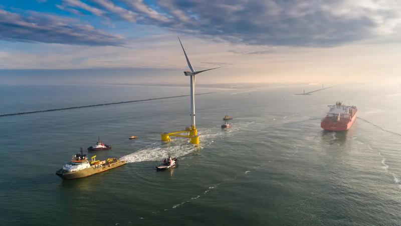 ACS pone en operación el mayor parque eólico flotante del mundo