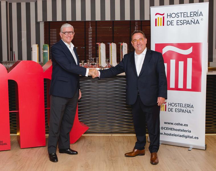 Mahou San Miguel renueva su acuerdo con Hostelería de España para seguir impulsando al sector