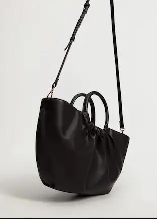 Bolso shopper fruncido