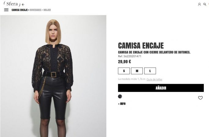 Camisa encaje