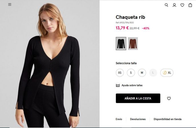 Chaqueta rib