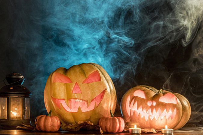 Decoracion tematica de Halloween en Pitaya Merca2.es