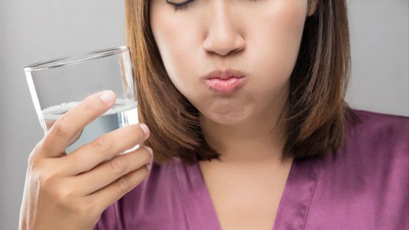 Gárgaras de agua con sal