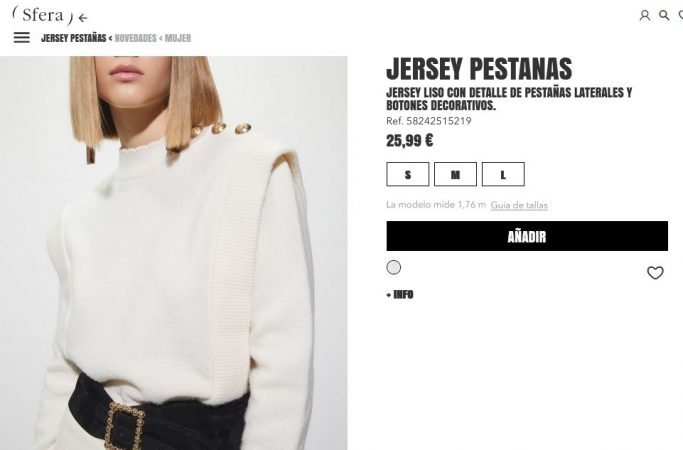 Jersey pestañas