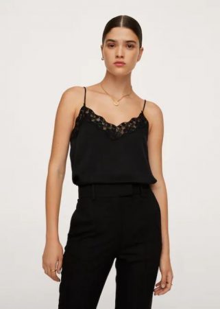 Top lencero encaje