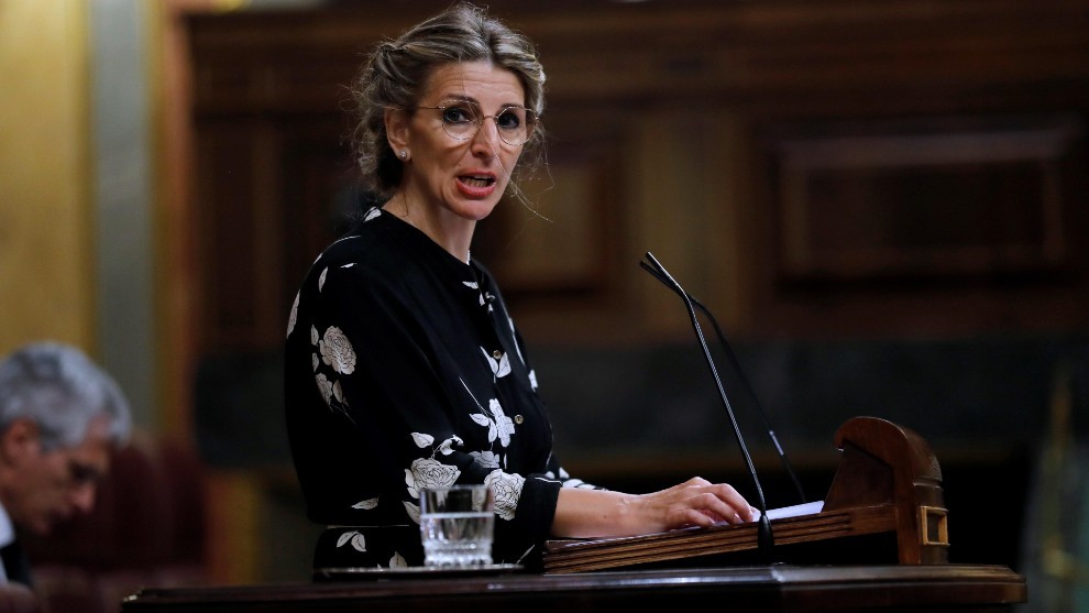 Yolanda Díaz, ministra de Trabajo