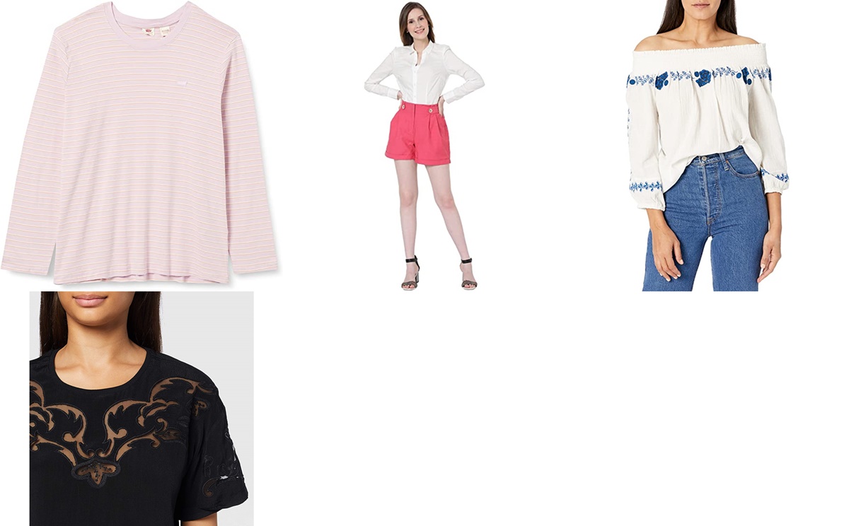 Levis, Desigual y Vero Moda: blusas y camisetas preciosas para el otoño en Amazon