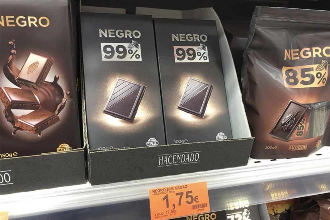 chocolate negro Mercadona