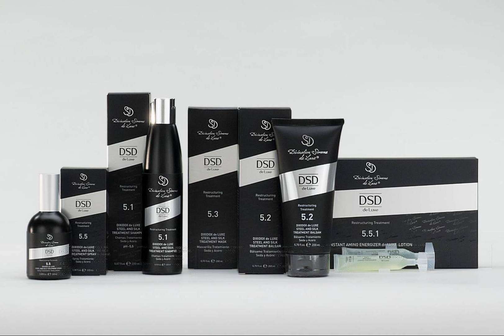 DSD Deluxe dispone de la Línea 5, uno de los mejores productos para el pelo