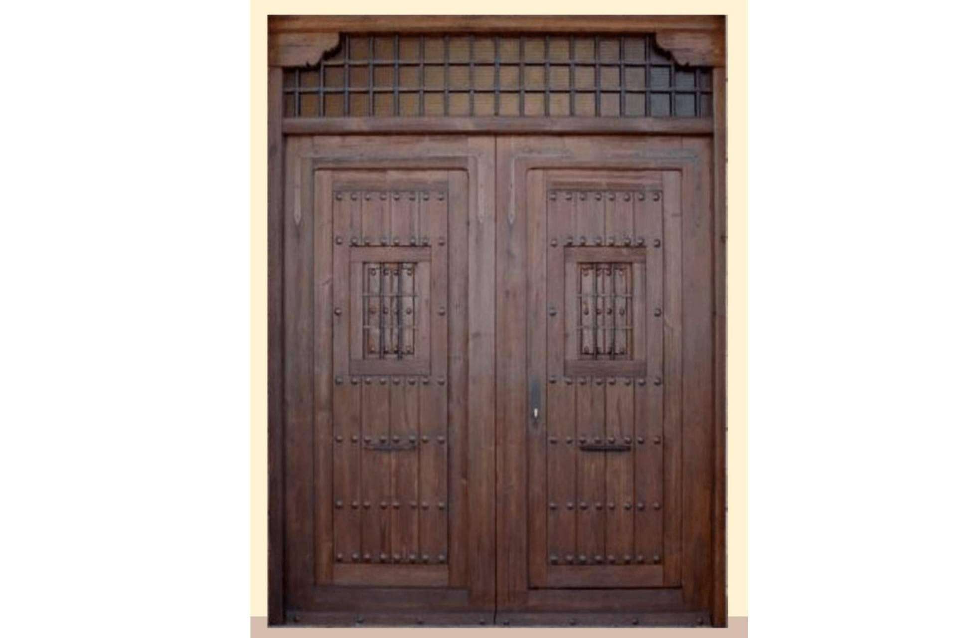 Losma Studio cuenta con la puerta rústica exterior perfecta para la decoración de cada finca
