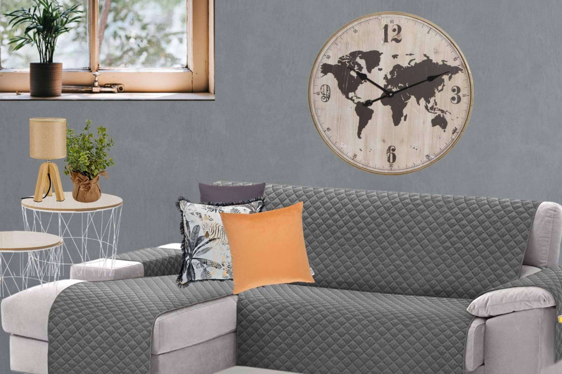 Ambientar el comedor con la combinación de cojines con relleno y fundas de sofá disponibles en Iglú Tiendas