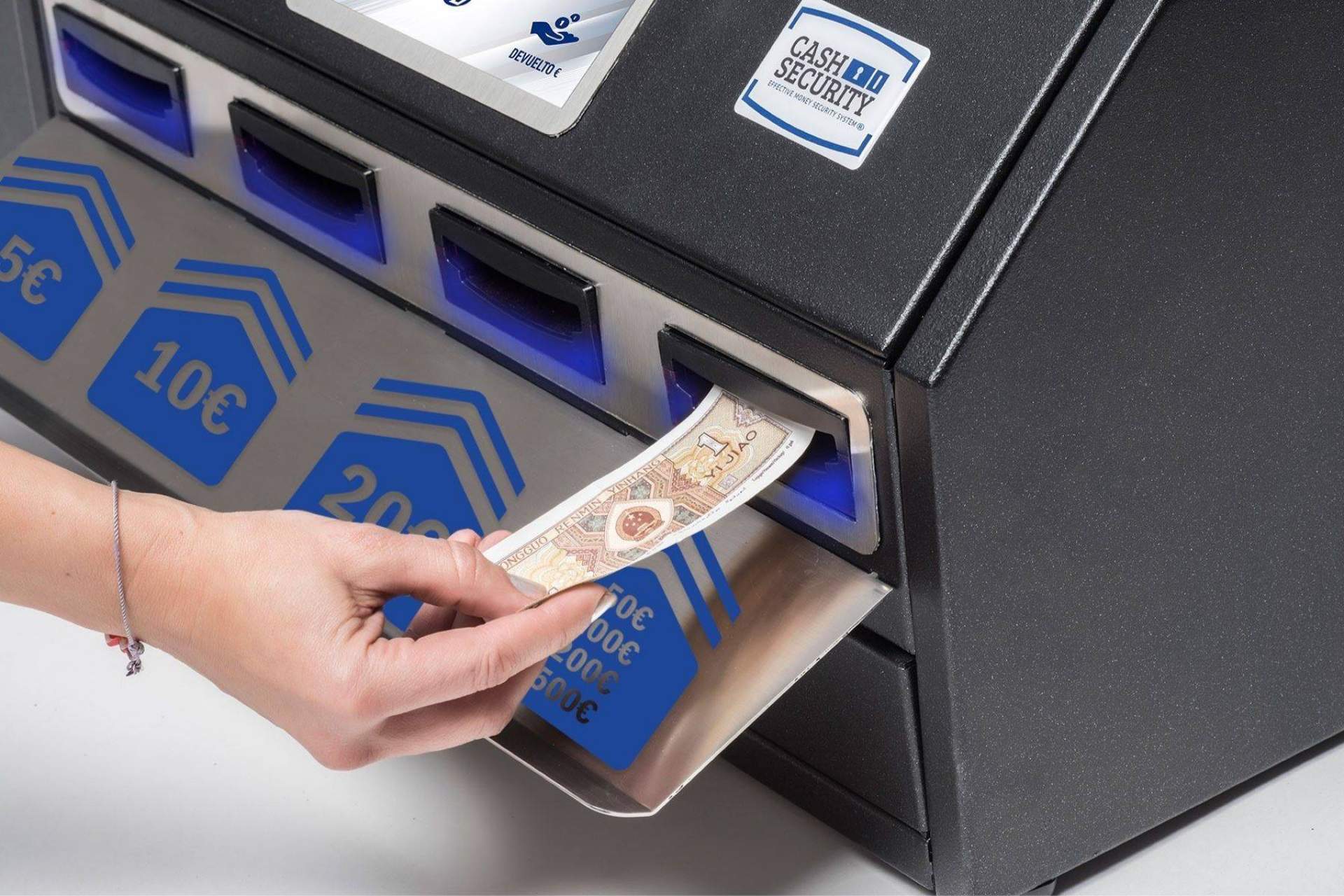 Detectar billetes falsos gracias a Cashsecurity