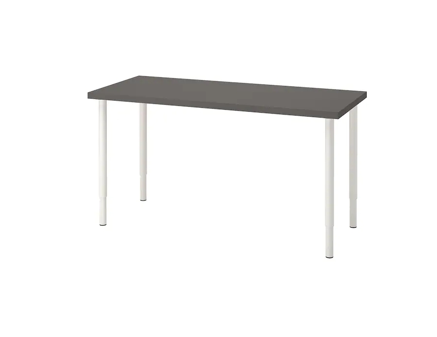 escritorio con patas extensibles IKEA